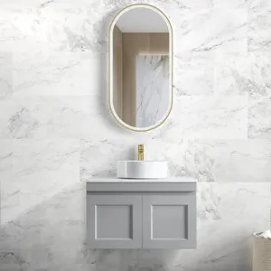 Otti Hampton Mark II Matte Grey 750mm Wall Hung Vanity by Otti, a Vanities for sale on Style Sourcebook