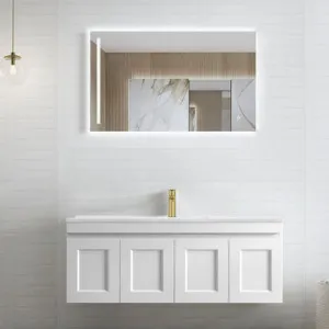 Otti Hampton Mark II Matte White 1200mm Wall Hung Vanity by Otti, a Vanities for sale on Style Sourcebook