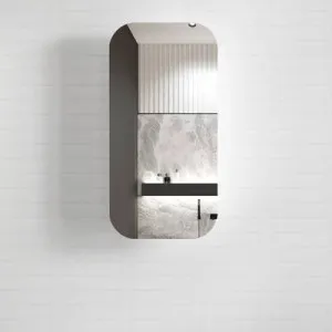 Otti Newport Black 900mm Shaving Cabinet by Otti, a Shaving Cabinets for sale on Style Sourcebook
