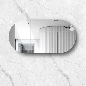 Otti Bondi Matte White 1800mm Shaving Cabinet by Otti, a Shaving Cabinets for sale on Style Sourcebook