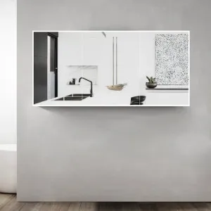 Otti Moonlight Led Matte White Wall Hung Shaving Cabinet 1500mm by Otti, a Shaving Cabinets for sale on Style Sourcebook