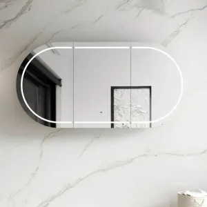 Otti Bondi Matte White Led Shaving Cabinet 1800mm
 by Otti, a Shaving Cabinets for sale on Style Sourcebook