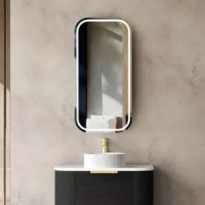 Otti Newport Black Oak Soft Led Shaving Cabinet 900mm by Otti, a Shaving Cabinets for sale on Style Sourcebook