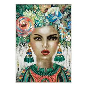 Empress Unmasked Box Framed Canvas in 102 x 142cm by OzDesignFurniture, a Painted Canvases for sale on Style Sourcebook