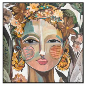 Sinorita Box Framed Canvas in 102 x 102cm by OzDesignFurniture, a Painted Canvases for sale on Style Sourcebook