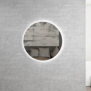 Otti Bondi Frameless Round Led Mirror 3 Colour Lights 800mm by Otti, a Illuminated Mirrors for sale on Style Sourcebook