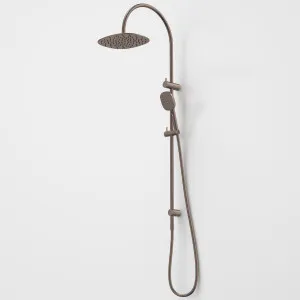 Caroma Contura II Rail Shower with Overhead - Brushed Bronze by Caroma, a Shower Heads & Mixers for sale on Style Sourcebook