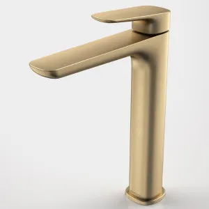 Caroma Contura II Tower Basin Mixer - Brushed Brass by Caroma, a Bathroom Taps & Mixers for sale on Style Sourcebook