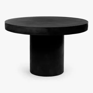 Sola Black Concrete Round Dining Table by James Lane, a Dining Tables for sale on Style Sourcebook