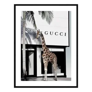 Fashion Safari Framed Print in 95 x 133cm by OzDesignFurniture, a Prints for sale on Style Sourcebook