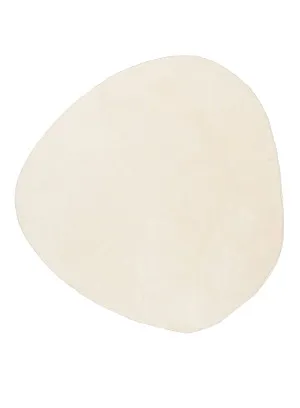 Clara Neutral Cream Irregular Round Washable Rug by Miss Amara, a Contemporary Rugs for sale on Style Sourcebook