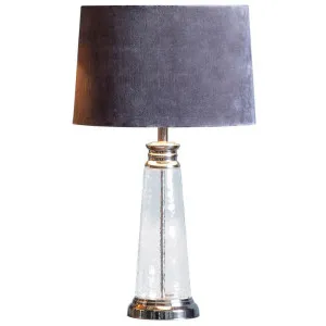 Caesaro Glass Base Table Lamp by Casa Bella, a Table & Bedside Lamps for sale on Style Sourcebook