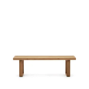 Canadell 100% outdoor solid recycled teak bench, 170 cm by Kave Home, a Outdoor Benches for sale on Style Sourcebook