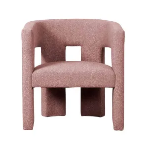 Bella Armchair - Weave Dusty Pink by Urban Road, a Chairs for sale on Style Sourcebook