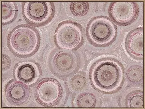 Nirrangi II Purple Canvas Art Print by Urban Road, a Aboriginal Art for sale on Style Sourcebook