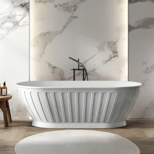 Attica Kensington Freestanding Bath Matte White (Available in 1500mm and 1700mm) by Attica, a Bathtubs for sale on Style Sourcebook