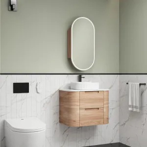 Aulic Briony Real Timber 750mm Single Bowl Wall Hung Vanity by Aulic, a Vanities for sale on Style Sourcebook