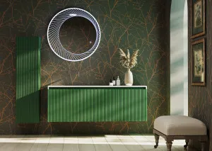 Bel Bagno Rimini Rain Forest 1400mm Single Bowl Wall Hung Vanity and Basin by Bel Bagno, a Vanities for sale on Style Sourcebook