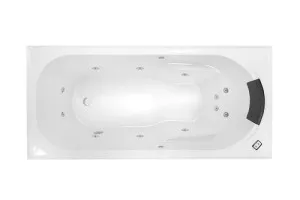 Decina Prima Inset Contour Spa Bath Gloss White (Available in 1515mm, 1635mm and 1785mm) with 12-Jets by decina, a Bathtubs for sale on Style Sourcebook