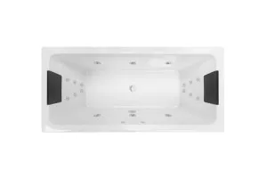 Decina Carina Inset Dolce Vita Spa Bath Gloss White (Available in 1675mm and 1750mm) with 18-Jets by decina, a Bathtubs for sale on Style Sourcebook
