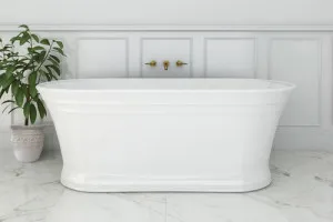 Decina Regent Freestanding Bath Gloss White 1700mm by decina, a Bathtubs for sale on Style Sourcebook