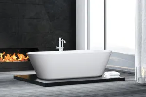 Decina Elinea Freestanding Bath Gloss White (Available in 1500mm and 1790mm) by decina, a Bathtubs for sale on Style Sourcebook