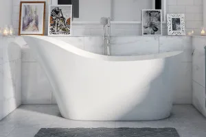 Decina Marcella Freestanding Bath Gloss White 1700mm by decina, a Bathtubs for sale on Style Sourcebook