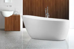 Decina Piccolo Freestanding Bath Gloss White (Available in 1500mm and 1700mm) by decina, a Bathtubs for sale on Style Sourcebook