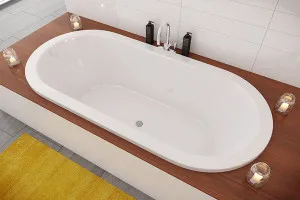 Decina Caval Island Bath Gloss White 1790mm by decina, a Bathtubs for sale on Style Sourcebook