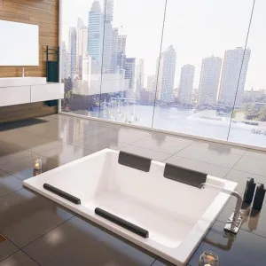 Decina Venice Island Bath Gloss White 1400mm by decina, a Bathtubs for sale on Style Sourcebook