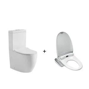 Kohler X Englefield Electronic Bidet Seat W/ Side Control and Veda Btw Toilet Suite Package Elongated Gloss White by Kohler, a Toilets & Bidets for sale on Style Sourcebook