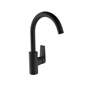 Kohler Taut Kitchen Mixer 323mm Matte Black by Kohler, a Bathroom Taps & Mixers for sale on Style Sourcebook