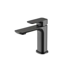 Oskar Basin Mixer 154mm Gun Metal by Oskar, a Bathroom Taps & Mixers for sale on Style Sourcebook