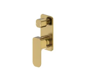 Oskar Shower Wall Mixer With Diverter Brushed Gold by Oskar, a Bathroom Taps & Mixers for sale on Style Sourcebook