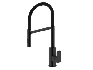 Oskar Pull Out Sink Mixer Matte Black by Oskar, a Bathroom Taps & Mixers for sale on Style Sourcebook