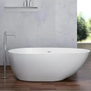 Pietra Bianca Olivia Freestanding Stone Bathtub with Custom Colours (Available in 1600mm and 1800mm) by Pietra Bianca, a Bathtubs for sale on Style Sourcebook