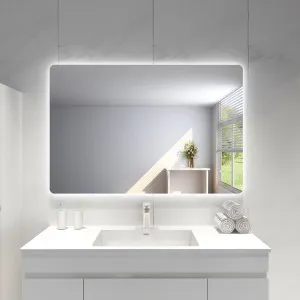 Poseidon Rectangle Backlit Led Mirror 3 Colour Lights 1200x800mm by Poseidon, a Illuminated Mirrors for sale on Style Sourcebook