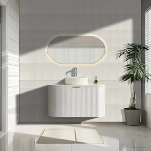 Ceto Avalon Matte White 750mm Single Bowl Wall Hung Vanity by Poseidon, a Vanities for sale on Style Sourcebook