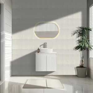 Ceto Brindabella Matte White 600mm Single Bowl Wall Hung Vanity by Poseidon, a Vanities for sale on Style Sourcebook