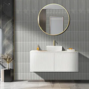 Ceto Kirribilli Matte White 1200mm Single Bowl Wall Hung Vanity
 by Poseidon, a Vanities for sale on Style Sourcebook