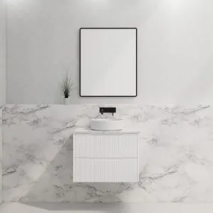 Riva Bali Matte White 750mm Single Bowl Wall Hung Vanity by Riva, a Vanities for sale on Style Sourcebook
