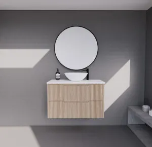 Riva Bali American Oak 900mm Single Bowl Wall Hung Vanity by Riva, a Vanities for sale on Style Sourcebook