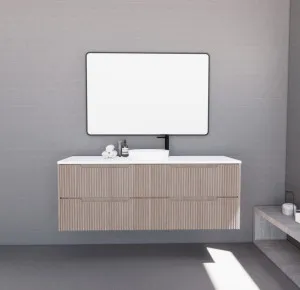 Riva Bali American Oak 1500mm Single Bowl Wall Hung Vanity by Riva, a Vanities for sale on Style Sourcebook