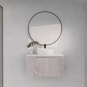 Riva Vienna White Oak 750mm Single Bowl Wall Hung Vanity by Riva, a Vanities for sale on Style Sourcebook