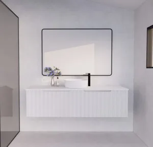 Riva Vienna Matte White 1500mm Single Bowl Wall Hung Vanity by Riva, a Vanities for sale on Style Sourcebook