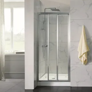 Covey Chrome 3 Panel Semi-Framed Sliding by Covey, a Shower Screens & Enclosures for sale on Style Sourcebook