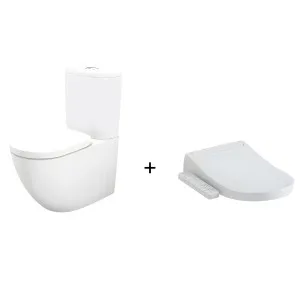 Toto Basic  Btw Toilet and S2 Washlet W/ Side Control Package D-Shaped Gloss White by TOTO, a Toilets & Bidets for sale on Style Sourcebook