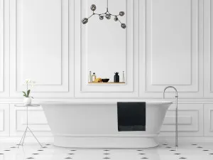 Turner Hastings Cambridge Titancast Solid Surface Freestanding Bathtub Satin Silk White 1740mm by Turner Hastings, a Bathtubs for sale on Style Sourcebook