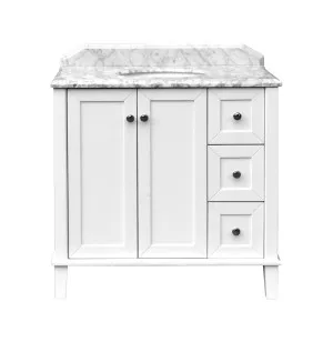 Turner Hastings Coventry Satin White 900mm Single Bowl Floor Standing Vanity Package by Turner Hastings, a Vanities for sale on Style Sourcebook