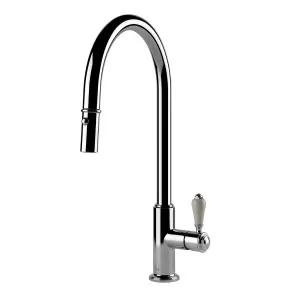 Turner Hastings Ludlow Pull out Sink Mixer 418mm Chrome (Ceramic Handle) by Turner Hastings, a Bathroom Taps & Mixers for sale on Style Sourcebook